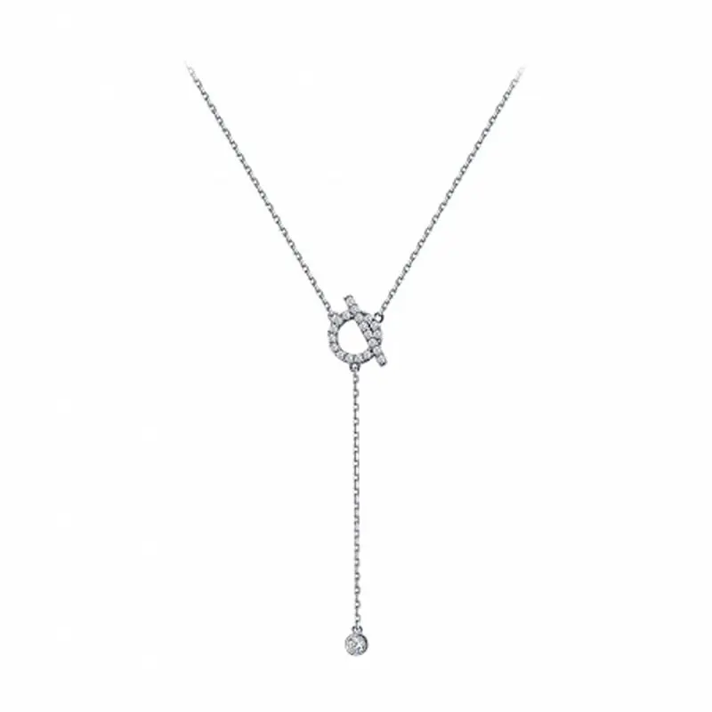 Цепь колье из серебра