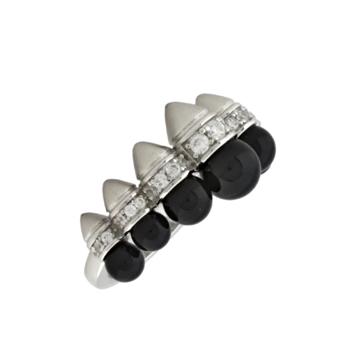 Кольцо декоративное из серебра