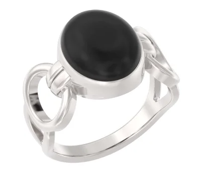 Кольцо декоративное из серебра