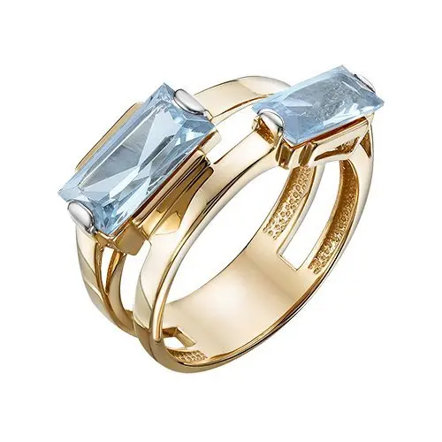 Кольцо декоративное из красного золота