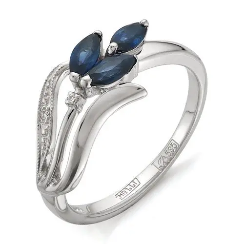 Кольцо декоративное из красного золота