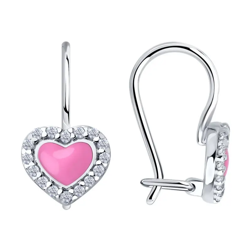 Серьги детские из серебра