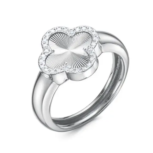 Кольцо декоративное из серебра