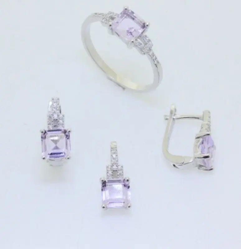 Серьги с английским замком из серебра