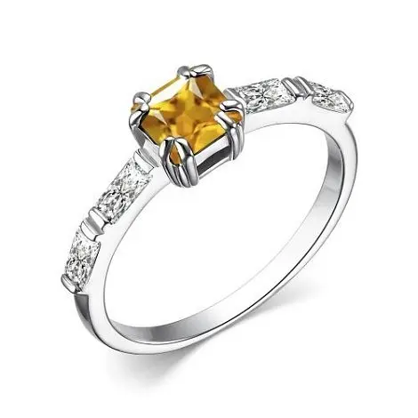 Кольцо декоративное из серебра