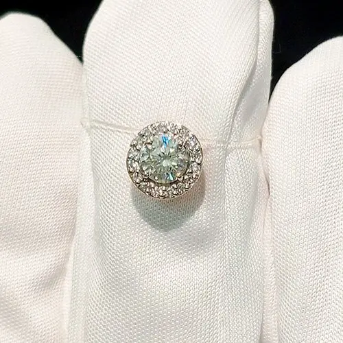 Подвеска бегунок из комбинированного золота