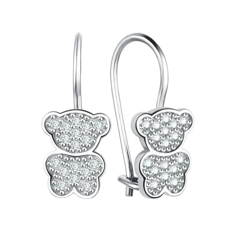 Серьги детские из серебра