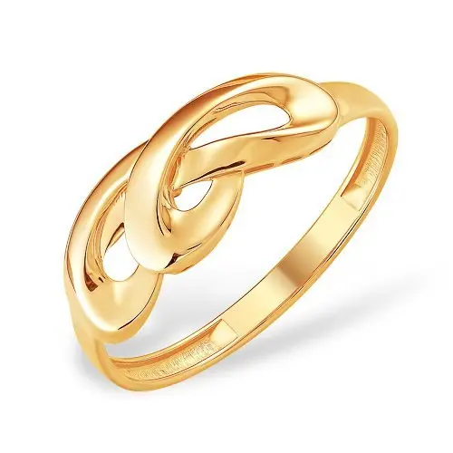 Кольцо декоративное из красного золота