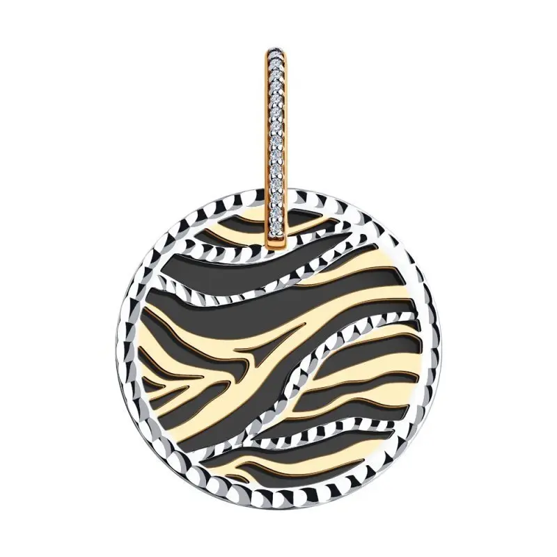 Подвеска декоративная из позолоты