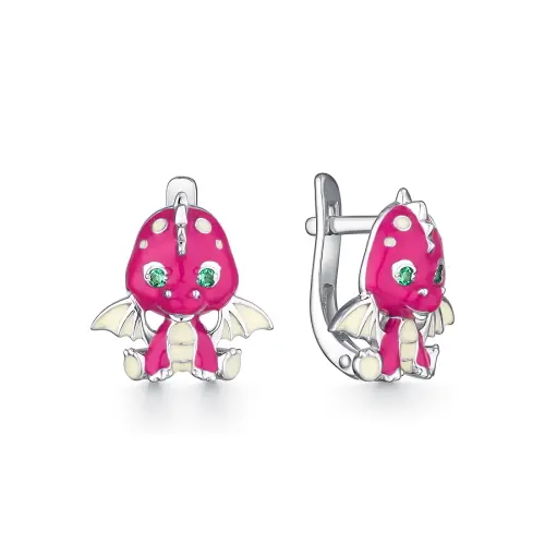 Серьги детские из серебра