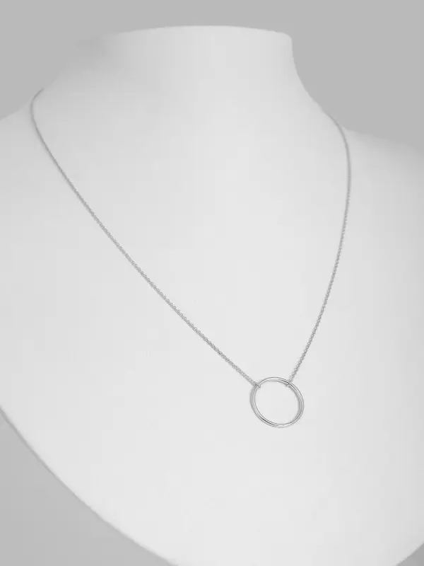 Цепь колье из серебра