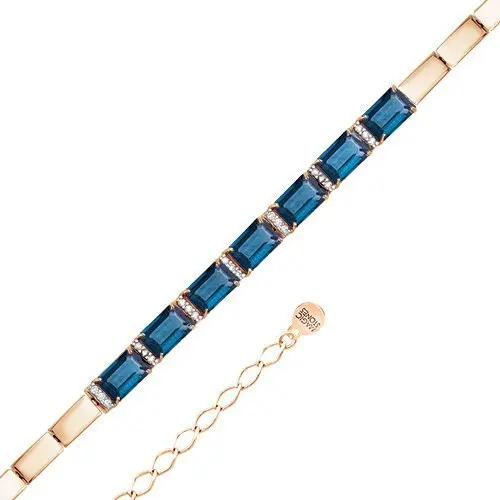 Браслет декоративный из красного золота