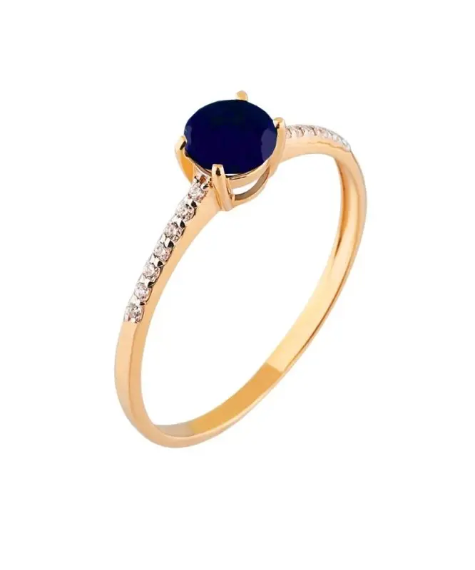 Кольцо декоративное из белого золота