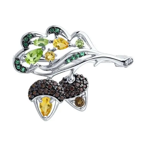 Брошь из серебра