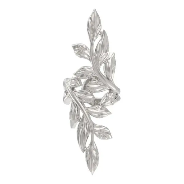 Серьги каффы из серебра