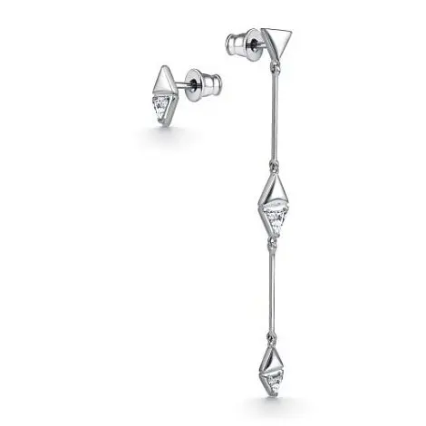 Серьги подвесные из серебра