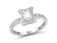 Кольцо декоративное из серебра