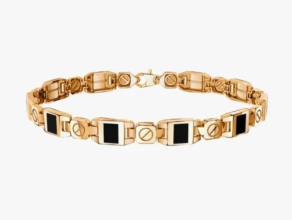 Браслет декоративный из красного золота