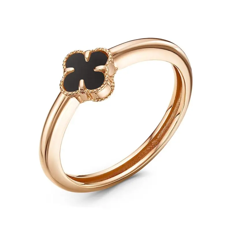 Кольцо декоративное из красного золота