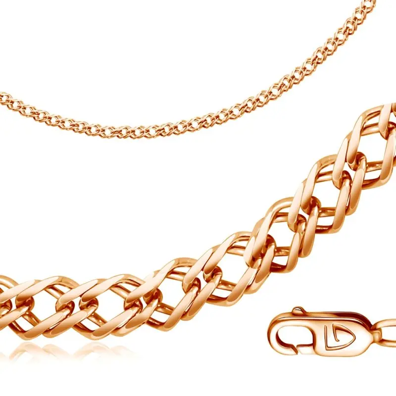 Цепь из красного золота