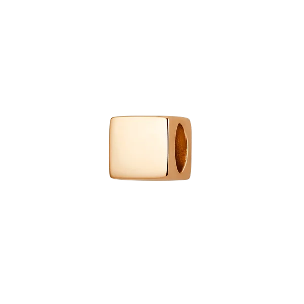 Подвеска бегунок из красного золота