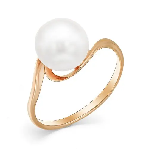 Кольцо декоративное из красного золота