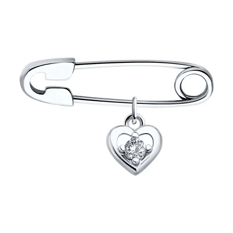 Булавка из серебра