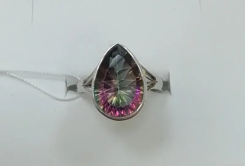 Кольцо декоративное из серебра