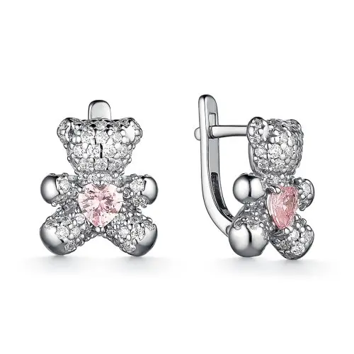 Серьги детские из серебра