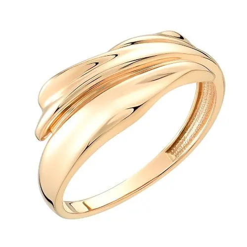 Кольцо декоративное из красного золота