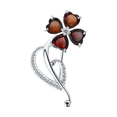 Брошь из серебра