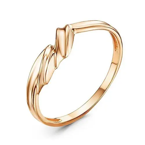 Кольцо декоративное из красного золота