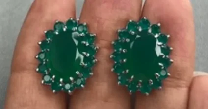 Серьги с английским замком из серебра