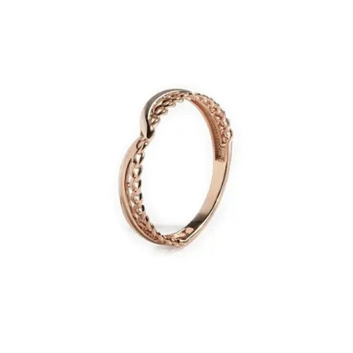 Кольцо декоративное из красного золота