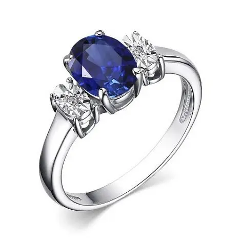 Кольцо декоративное из серебра