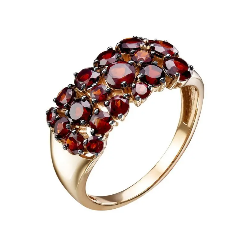 Кольцо декоративное из красного золота