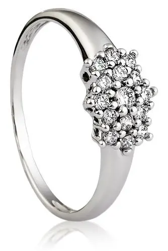 Кольцо декоративное из серебра