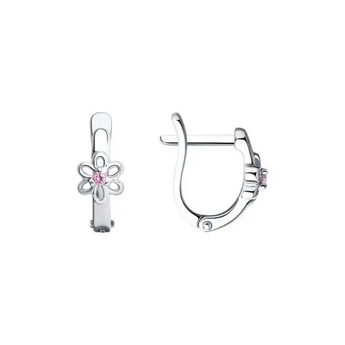 Серьги детские из серебра