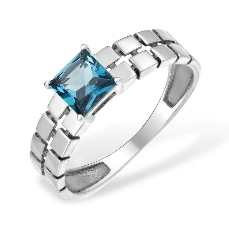 Кольцо декоративное из серебра