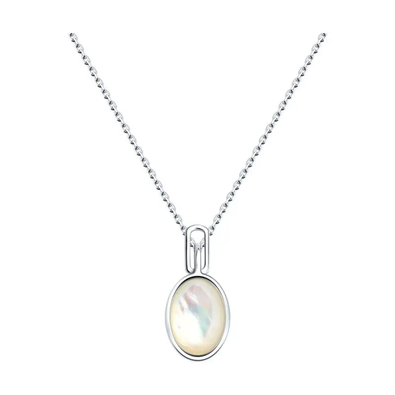 Цепь колье из серебра