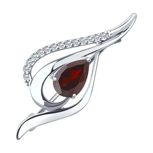 Брошь из серебра