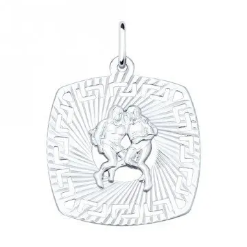 Подвеска знак зодиака из серебра