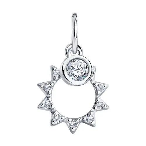 Подвеска декоративная из серебра вид 1