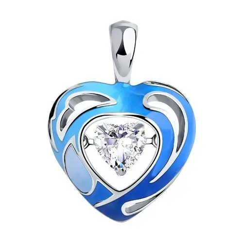 Подвеска декоративная из серебра