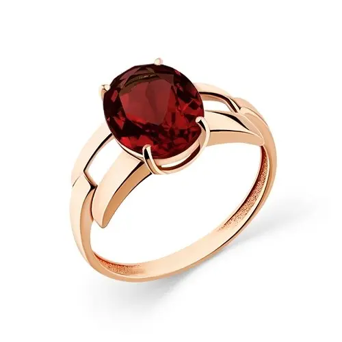 Кольцо декоративное из красного золота