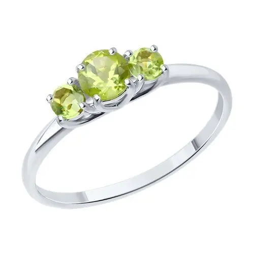 Кольцо декоративное из серебра