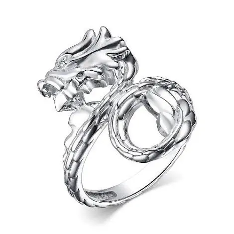 Кольцо декоративное из серебра