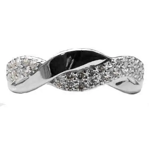 Кольцо декоративное из серебра