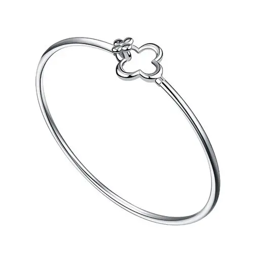 Браслет жесткий из серебра