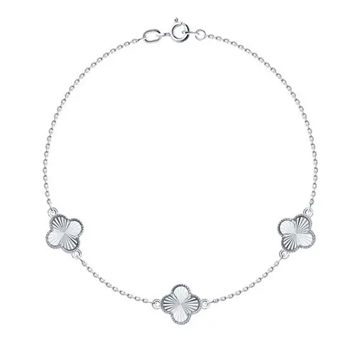 Браслет декоративный из белого золота